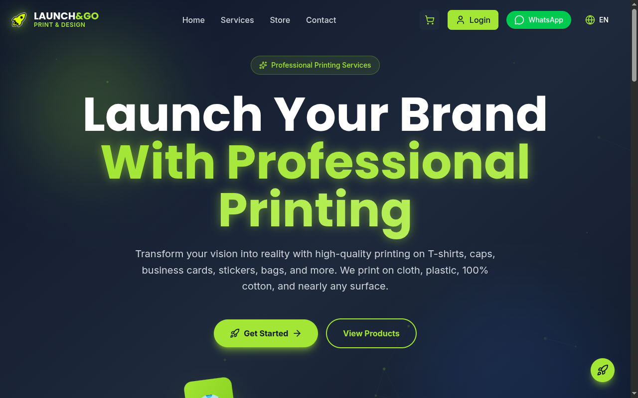 Launch & Go Print & Design