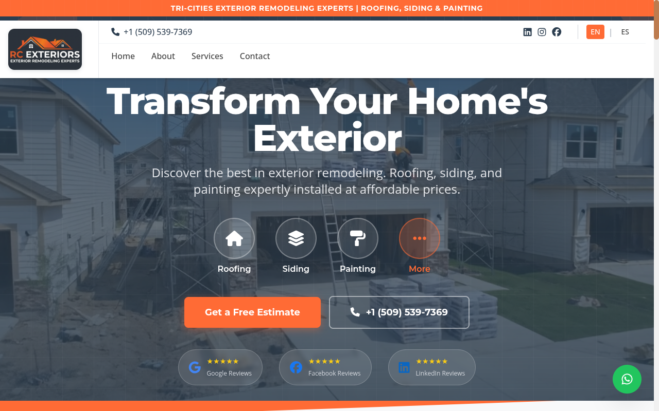 RC Exteriors: Siding and Remodeling